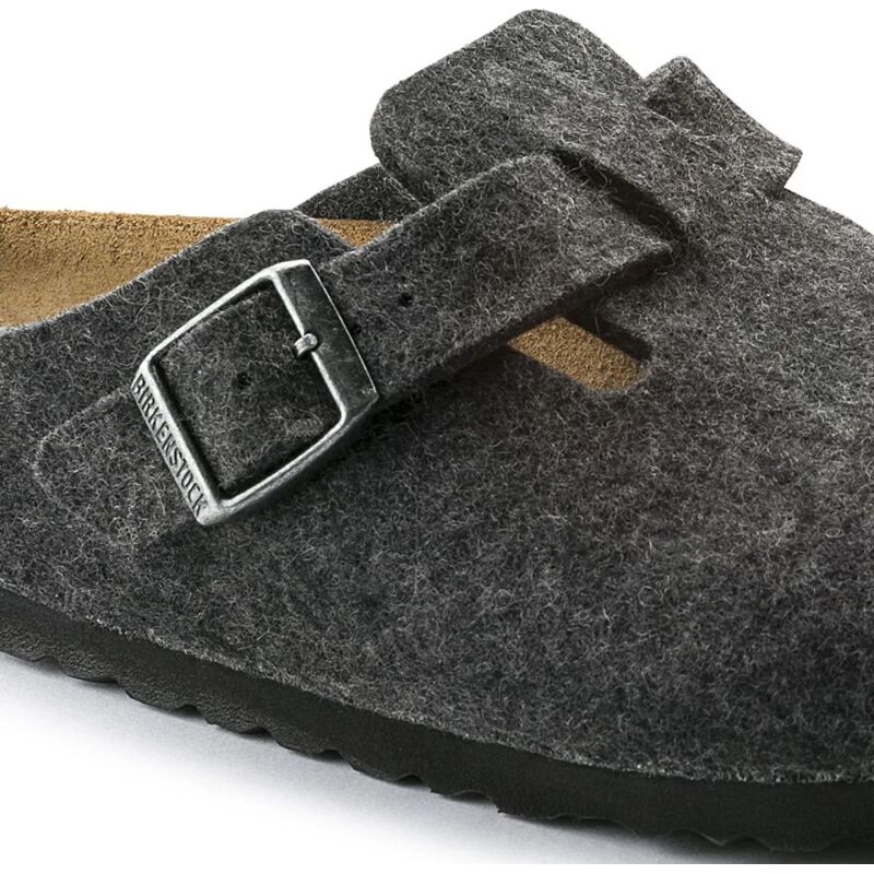 Birkenstock Boston Wool Anthracite