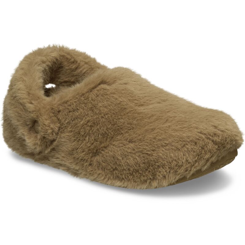 Crocs™ Classic Cozzzy Luxe Slipper Sepia