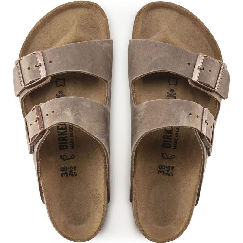 Birkenstock Arizona Natural Leather Oiled Tabacco Brown