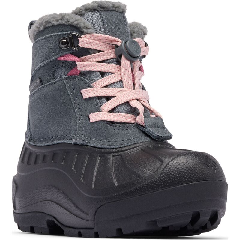 Columbia Powderbug Alpine Waterproof Kid's Graphite/Pink Haze
