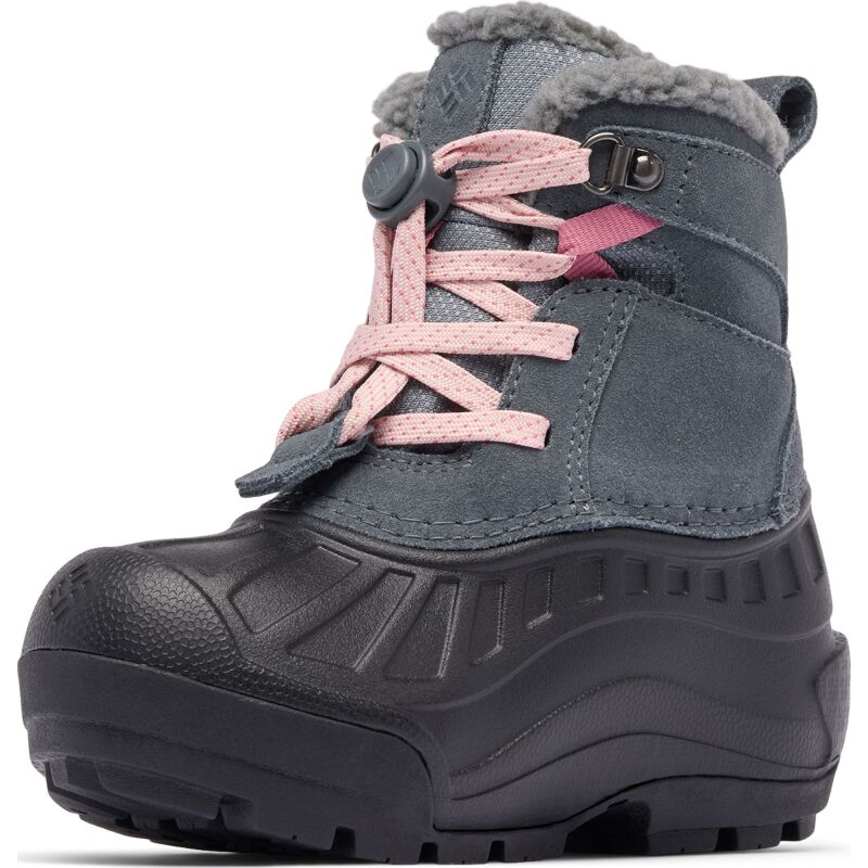 Columbia Powderbug Alpine Waterproof Kid's Graphite/Pink Haze