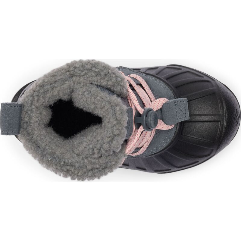 Columbia Powderbug Alpine Waterproof Kid's Graphite/Pink Haze