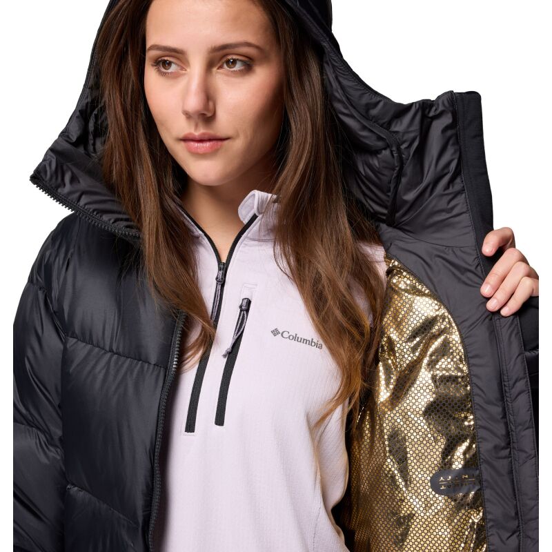 Columbia Cloudview Down Hooded Jacket Women's Black