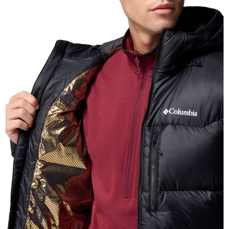 Columbia Cloudview Down Hooded Jacket Men's Black