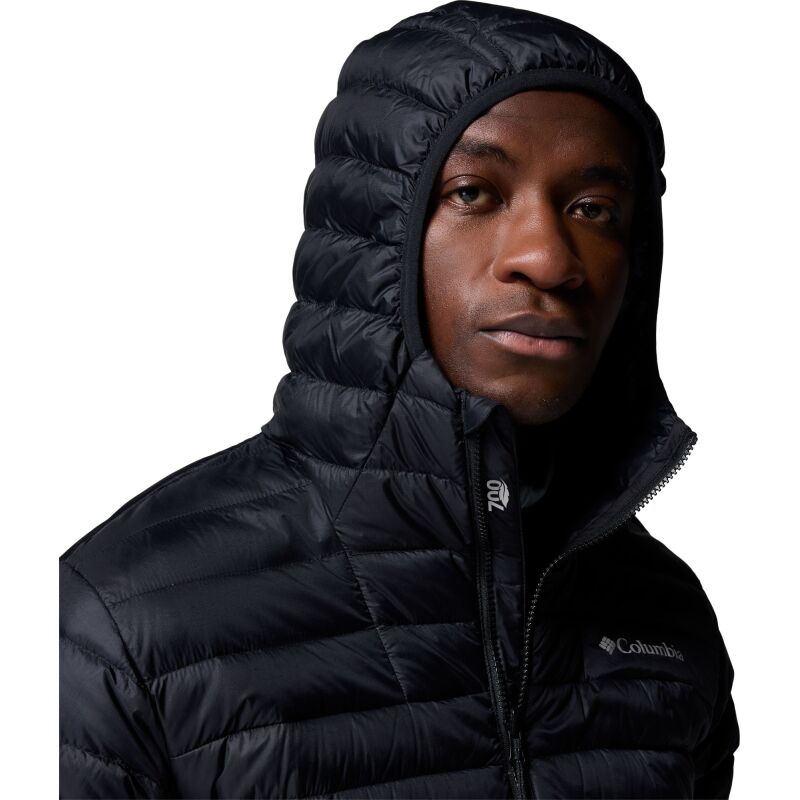Columbia Corelite Down Hooded Jacket Men's Black