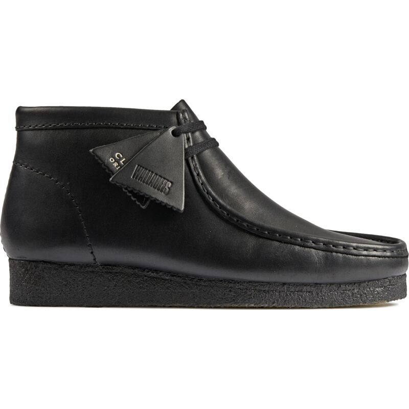 Clarks Wallabee Boot Men's 1216 Black Leather