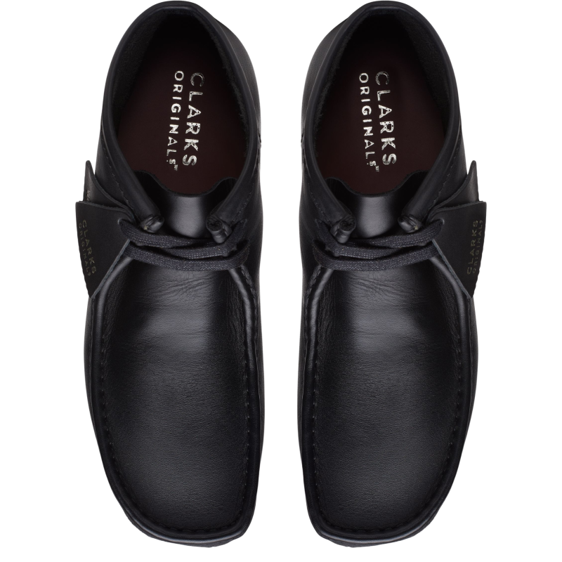 Clarks Wallabee Boot Men's 1216 Black Leather