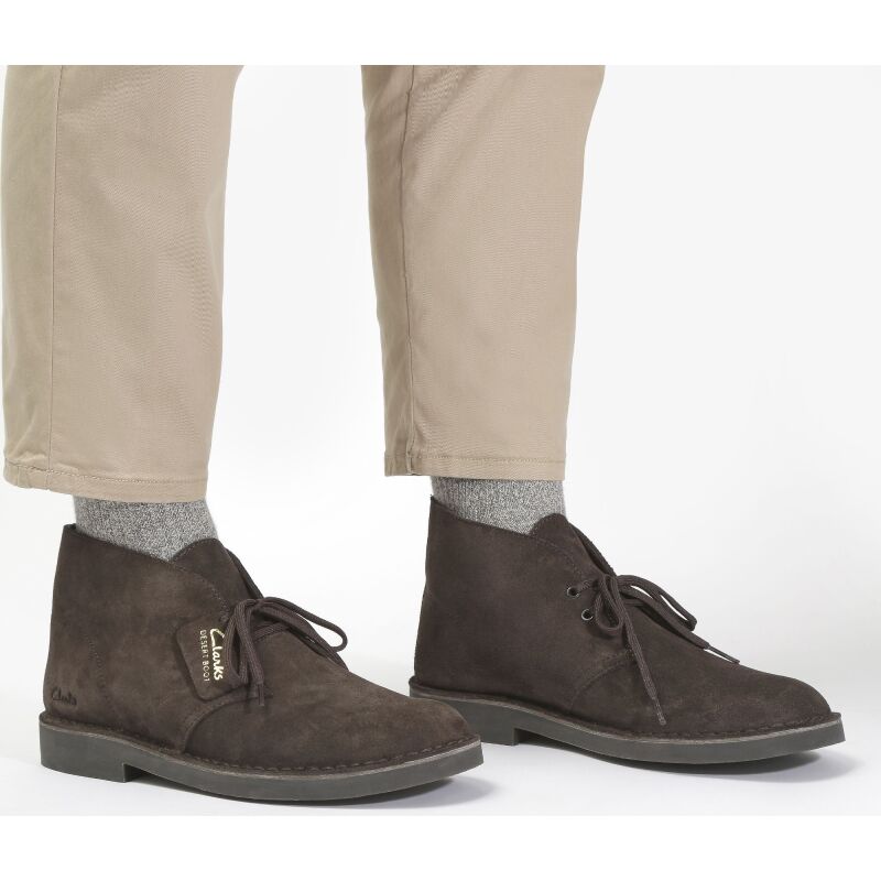 Clarks Desert Boot EVO Men's 5230 Dark Brown Suede