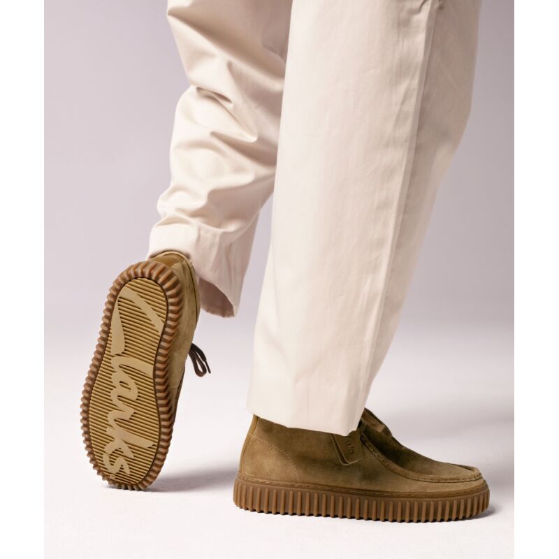 Clarks Torhill Hi Men's 5232 Dark Sand Suede