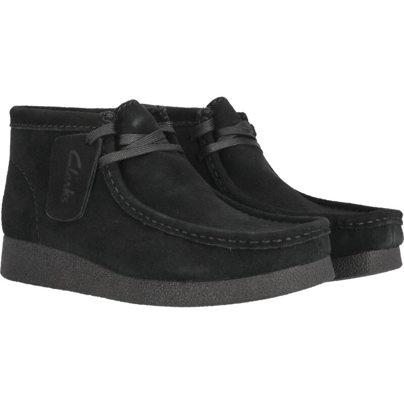 Clarks Wallabee EVO Boot Women's 1219 Black Suede