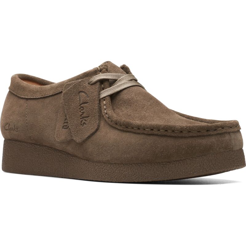 Clarks Wallabee EVO Shoe Women's 3227 Olive Suede