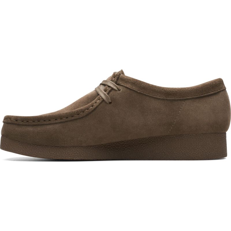 Clarks Wallabee EVO Shoe Women's 3227 Olive Suede