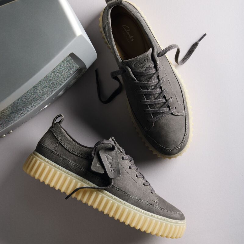 Clarks Torhill Lace Men's 1228 Dark Grey Nubuck