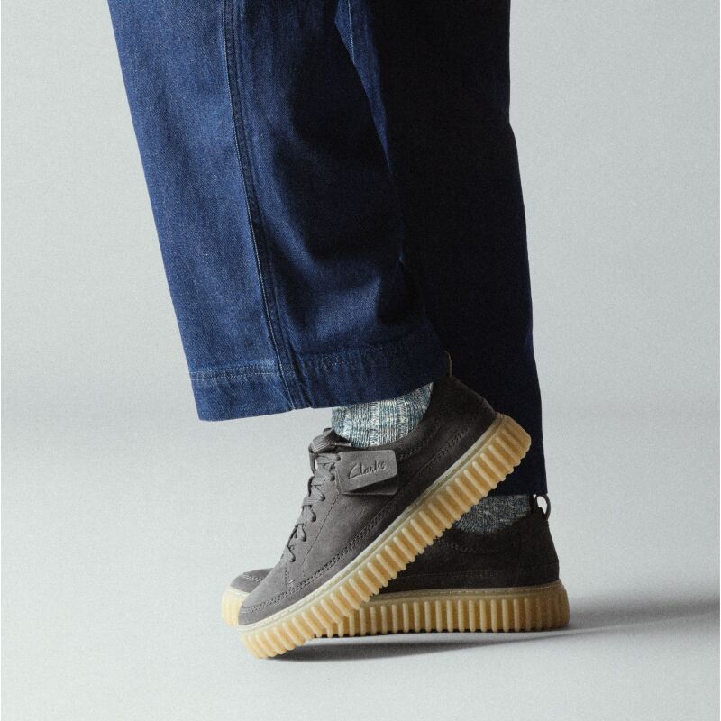 Clarks Torhill Lace Men's 1228 Dark Grey Nubuck