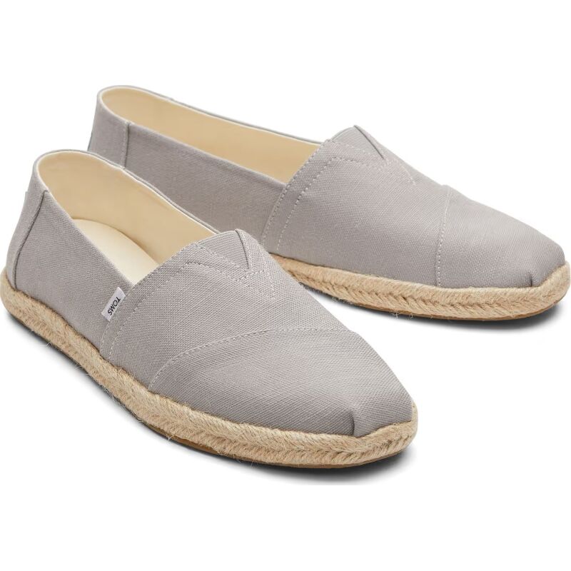 TOMS Recycled Cotton Men Alpargata Rope Grey