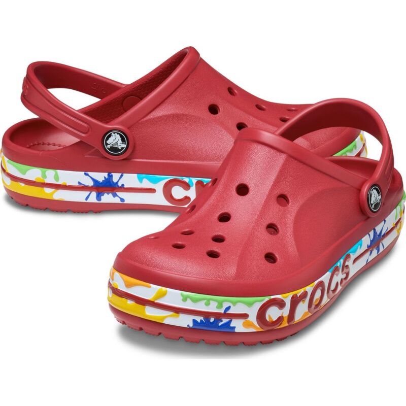 Crocs™ Bayaband Paint Splash Clog Kid's 211682 Pepper