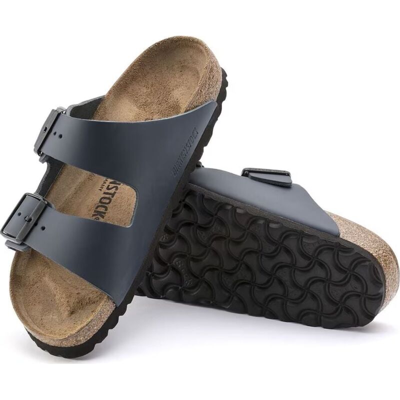Birkenstock Arizona Natural Leather Regular Blue