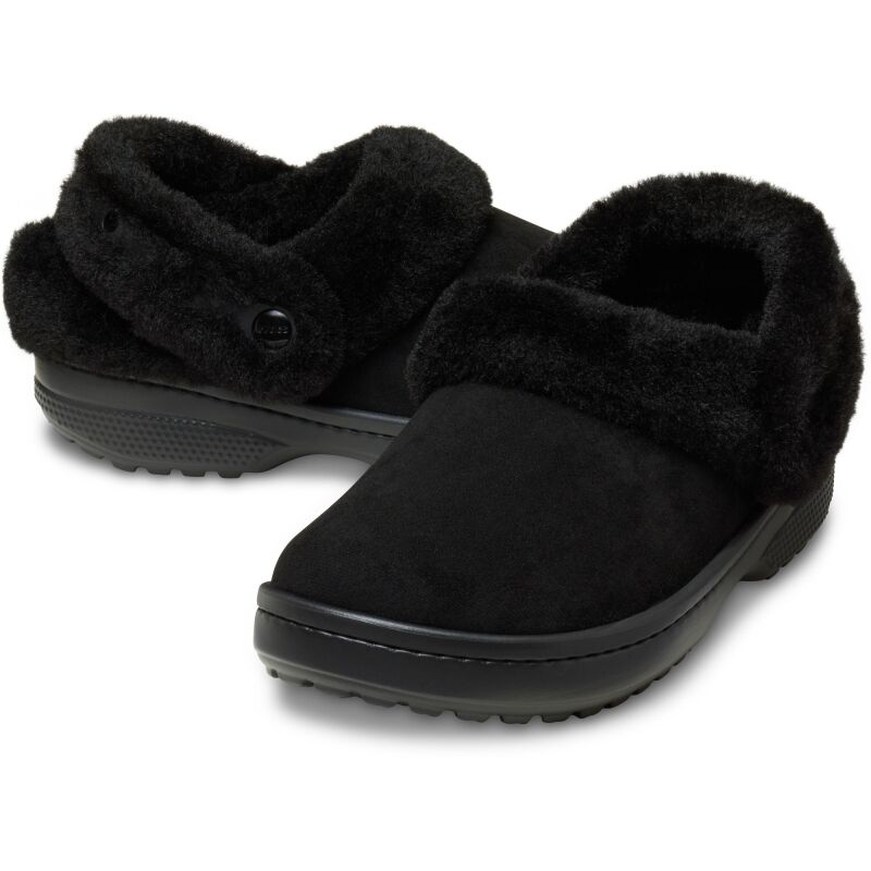 Crocs™ Classic Unfurgettable Vegan Sueded Clog Black