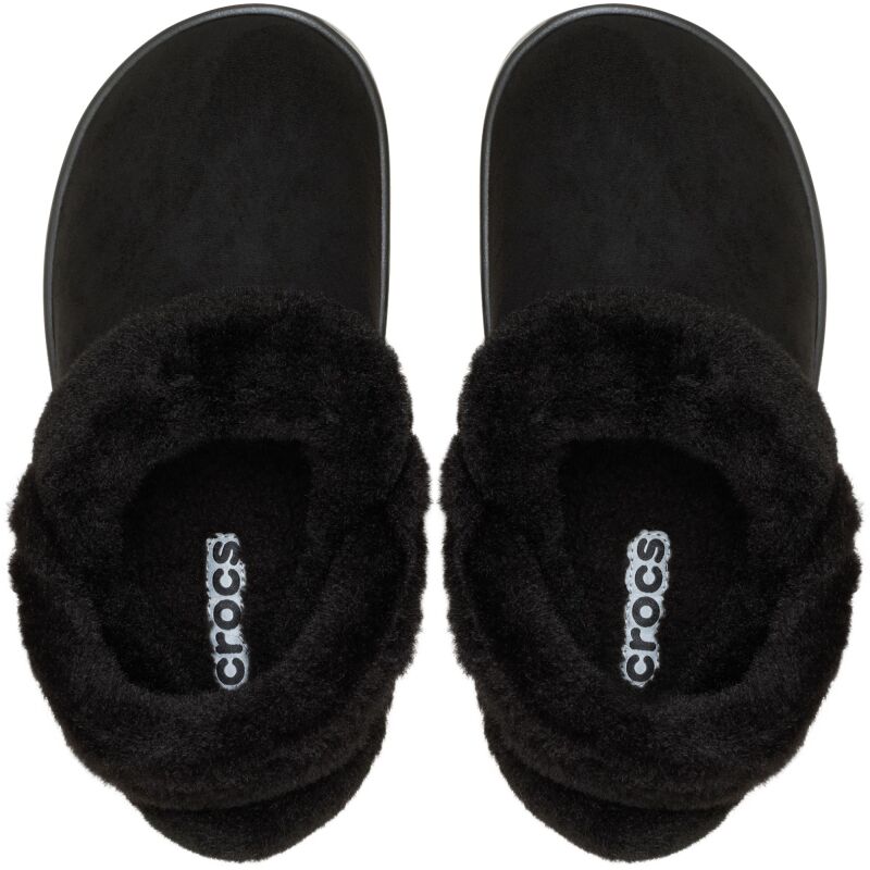 Crocs™ Classic Unfurgettable Vegan Suede Clog Black