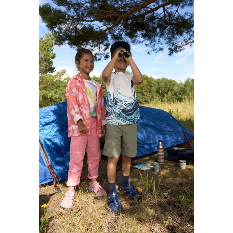 REIMA Lightweight Packable Windbreaker Nerokas Misty Red