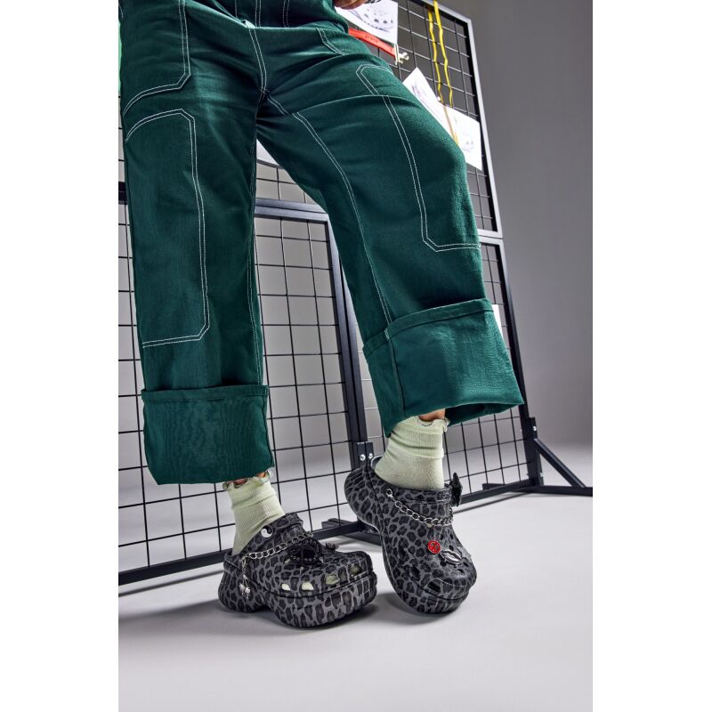 Crocs™ Bae Leopard Clog Women's Black/Leopard