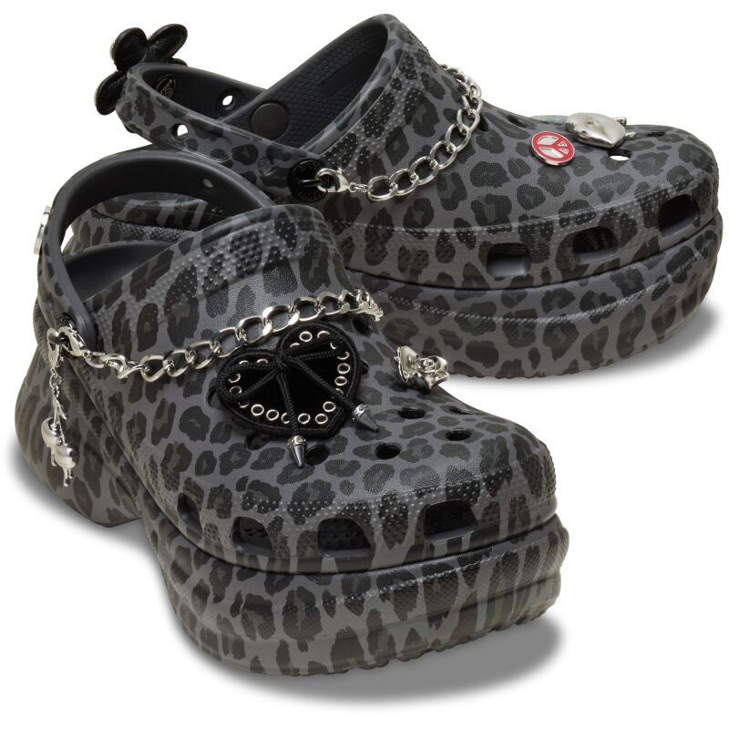 Crocs™ Bae Leopard Clog Women's Black/Leopard