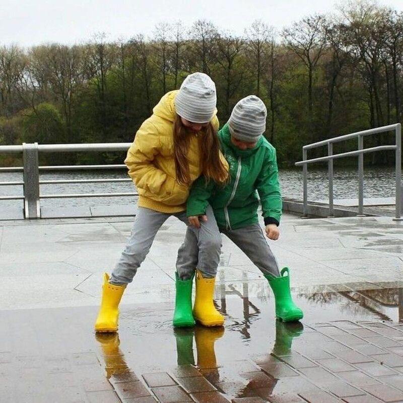 Crocs™ Handle It Rain Boot Kids' Yellow