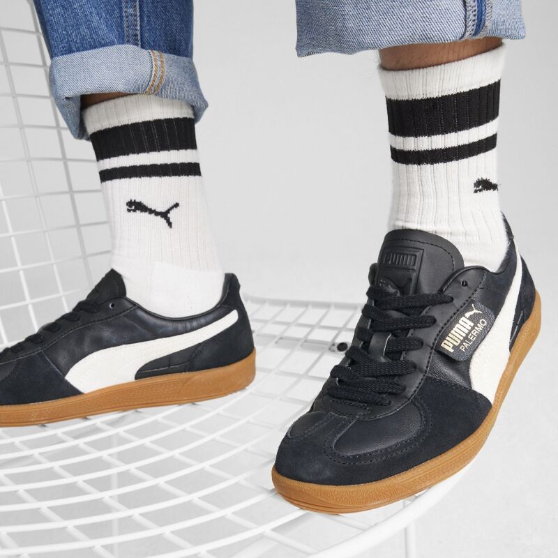 Puma Palermo Leather PUMA Black-Feather Gray-Gum