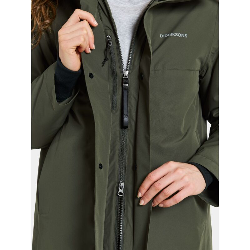Didriksons Selina Women's Parka Deep Green