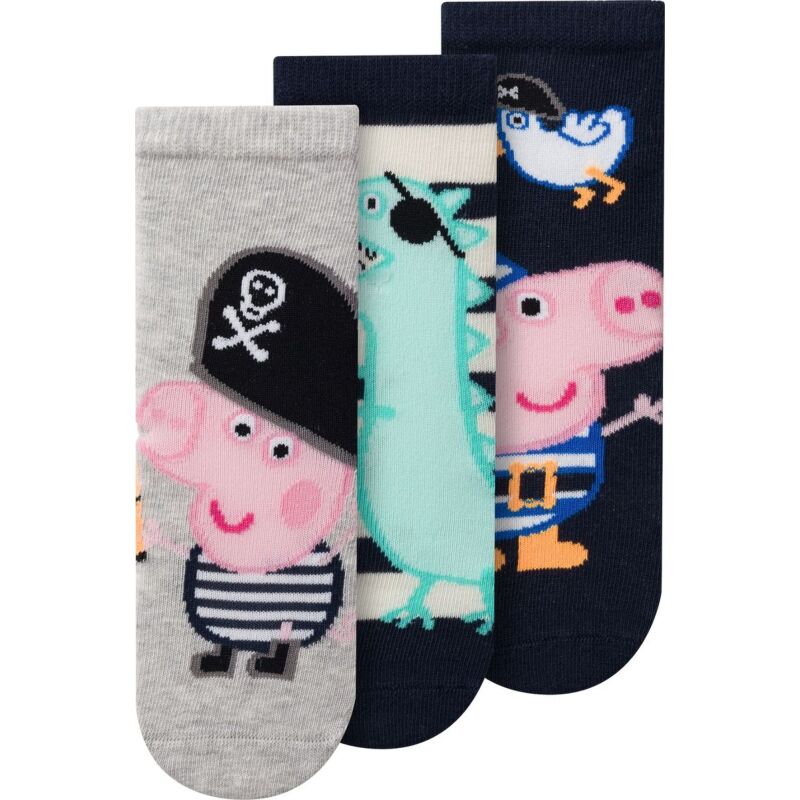 Name It PEPPAPIG 3-PACK SOCK Dark Sapphire