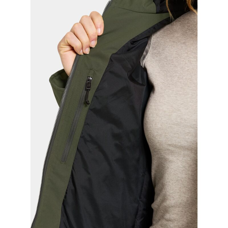 Didriksons Helle Women's Parka 6 Deep Green
