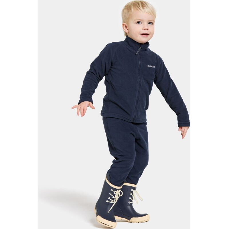 Didriksons Monte Kid's Full-Zip 10 Navy
