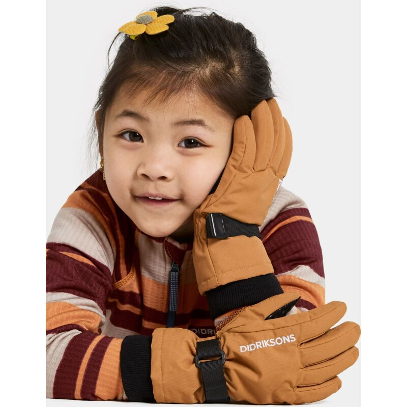 Didriksons Biggles Kid's Gloves 3 Almond Tree
