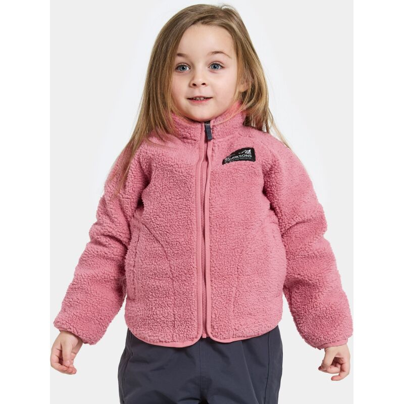 Didriksons Gibbs Kid's Full-Zip 2 Heather Pink
