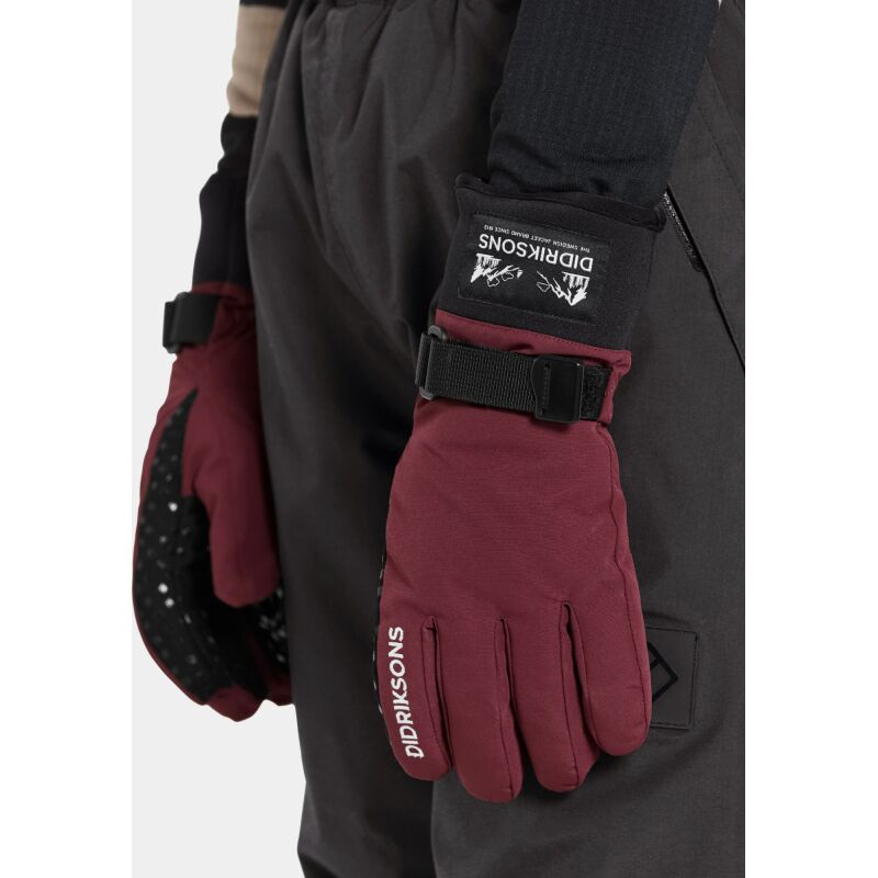Didriksons Lovas Five Finger Glove 2 Anemon Red
