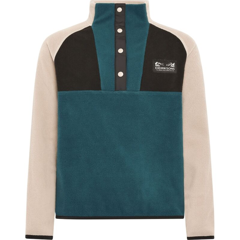 Didriksons Yokto Kid's Half Button 2 Star blue