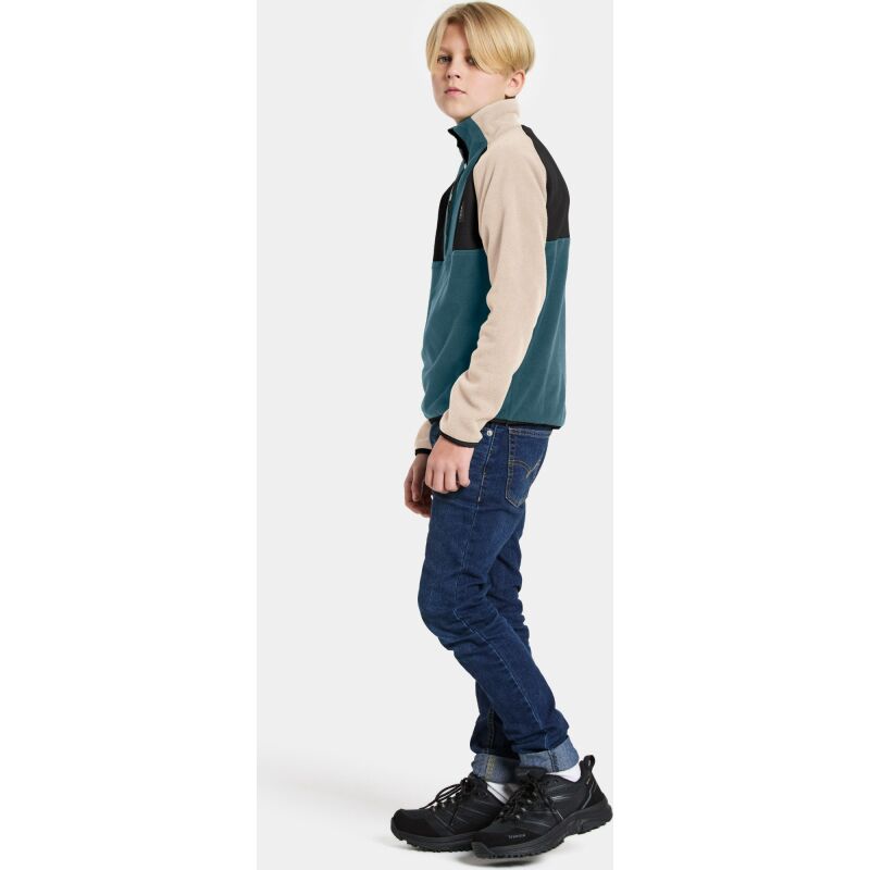 Didriksons Yokto Kid's Half Button 2 Star blue