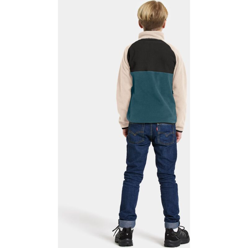 Didriksons Yokto Kid's Half Button 2 Star blue