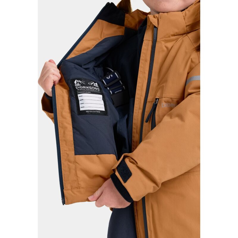 Didriksons Falken Kid's Jacket Almond Tree