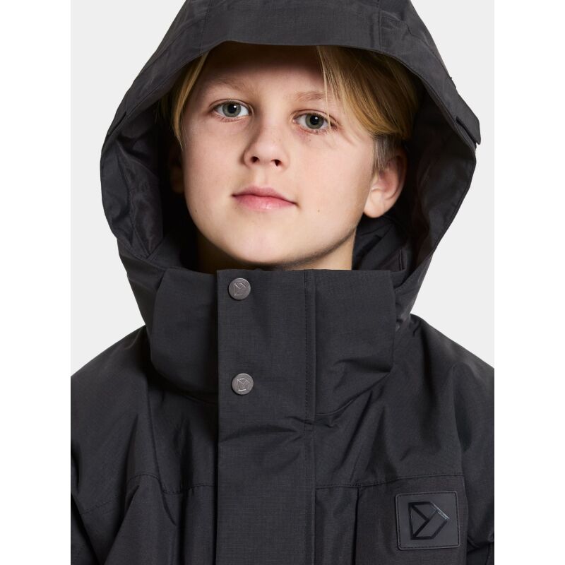 Didriksons Gabbro Kid's Jacket Black