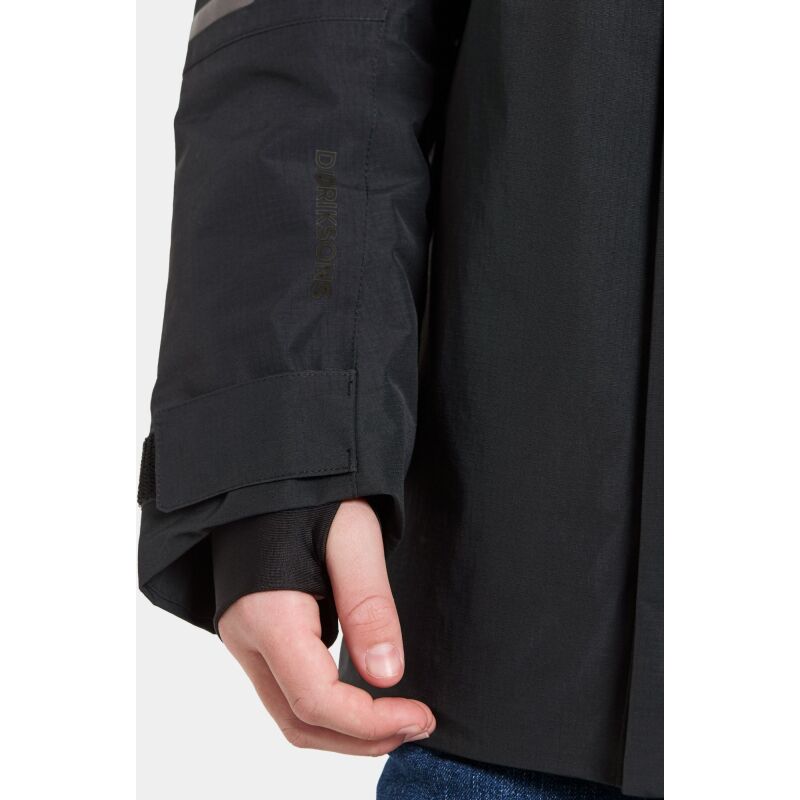 Didriksons Gabbro Kid's Jacket Black