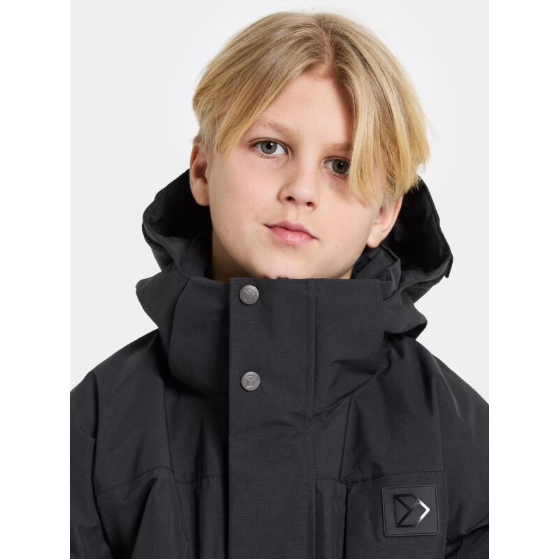 Didriksons Gabbro Kid's Jacket Black