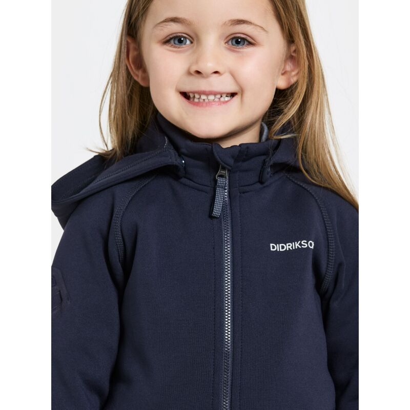 Didriksons Siljan Kid's Full-Zip Navy