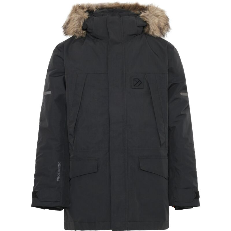 Didriksons Sylvin Kid's Parka Black