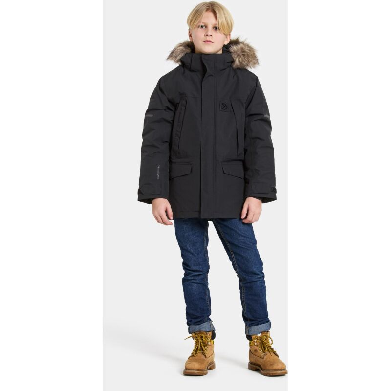 Didriksons Sylvin Kid's Parka Black