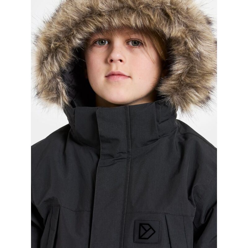 Didriksons Sylvin Kid's Parka Black