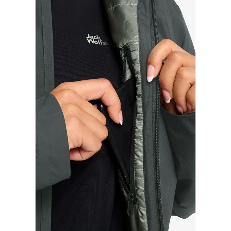 Jack Wolfskin Heidelstein Insulated Jacket Women's Slate Green