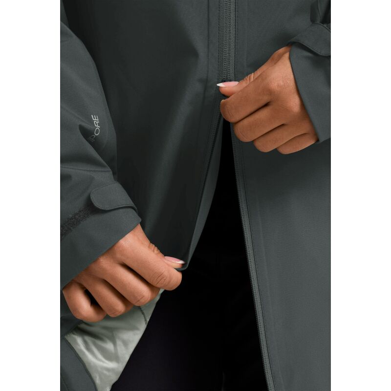 Jack Wolfskin Heidelstein Waterproof Winter Jacket Women's Slate Green