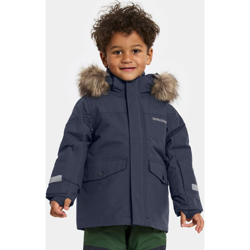 DIDRIKSONS Bjärven Kid's Parka 4 Navy
