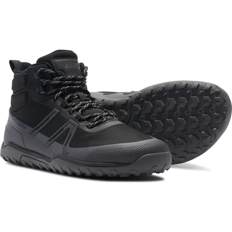 Xero Shoes Barefoot Scrambler Trail Mid WP Men's Black / Asphalt